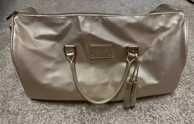 Michael Kors Gold Medium Weekend Duffle Bag  • $26