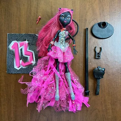 2013 Mattel Monster High Friday The 13th Catty Noir Doll 100% Complete Mt- • $5
