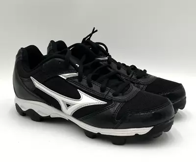 NEW Mizuno Franchise 6 Unisex Kids' Baseball Cleat Black US Size 5 320399.9000 • $13.99