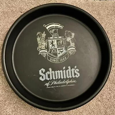 VINTAGE SCHMIDT'S BEER & ALE  SERVING TRAY 13” C. Schmidt & Sons Phila PA • $14.99