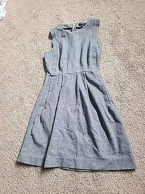 Madewell Dress Size 00 Gray Womens Sleeveless Cotton Blend • $12