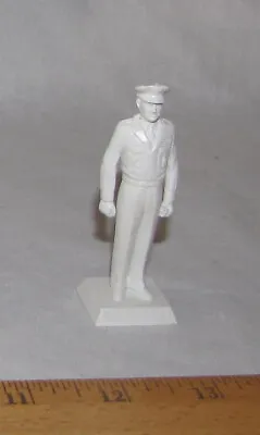 Marx Vintage General Gruenther Statuette 60mm White Hard Plastic Toy Soldier T1 • $9.99