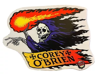 Vintage 80's SANTA CRUZ  COREY O'BRIEN REAPER  NOS SKATEBOARD DECK STICKER • $39.95