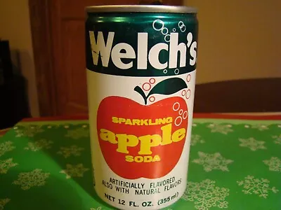 Vintage Welch's Sparkling Apple Soda Can • $4.99