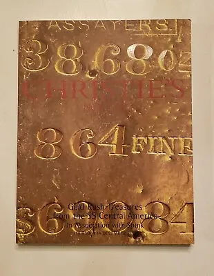 CHRISTIE'S Gold Rush Treasure Coins SS Central America Shipwreck Catalog  2000 • $125