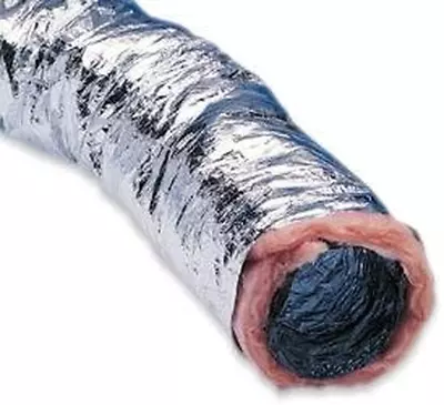 Insulated Flexible Duct 180F 8 In. Dia. • $116.99