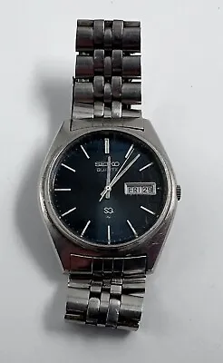 Vintage Seiko 1978 Day-Date Blue Dial 4336-802LS • $39.50