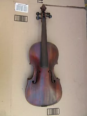 Old Antique Vintage Violin For Parts Or Repair - Unknown Maker • $375