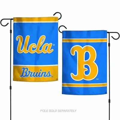 12x18 UCLA Bruins 2 Sided Double Sided Garden Flag Wall Banner FAST SHIPPING • $16.95