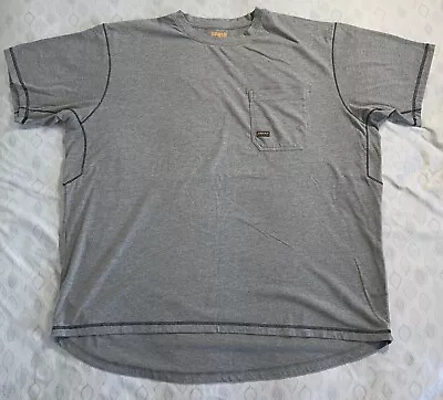 Ariat Mens XXL Rebar Short Sleeve Pocket Crewneck T Shirt Casual Relax Workwear  • $23.94
