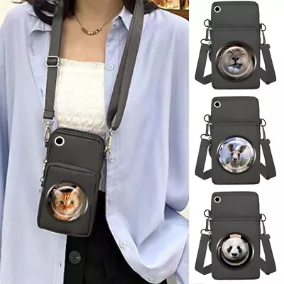 £6.99 • Buy Crossbody Phone Bag,Shoulder Wallet Pouch Bag For Smartphones Up To 6.5  Case UK
