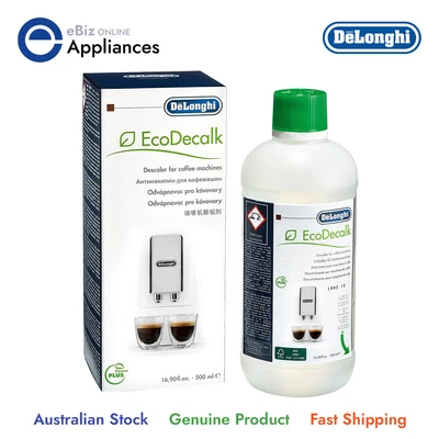 $32.99 • Buy De'Longhi EcoDecalk Natural Descaler For All Coffee Machines 5513292801 [500 ML]