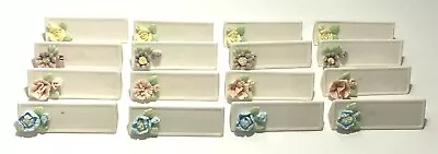 16 Vintage Ardalt Bisque Porcelain Floral Place Cards ~ Japan • $29.99