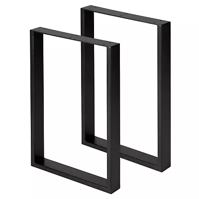 £99.99 • Buy 2x Industrial Steel Table Desk Legs | 710 X 500mm | Square Frame Furniture Stand