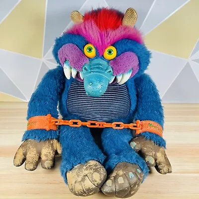 Vintage My Pet Monster Complete With Handcuffs Amtoy 1986 Plush Original Large • $186.68