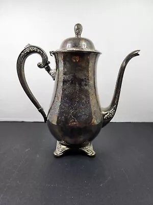 Uneida Silversmiths 10 Inch Tall Handled Pitcher Quadruple Plate Silver • $17