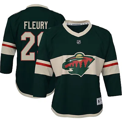 Preschool Marc-Andre Fleury Green Minnesota Wild Replica Player Jersey • $69.99