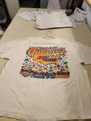 Vintage World Of Outlaws Racing Shirt 1999 Tour • $20.99