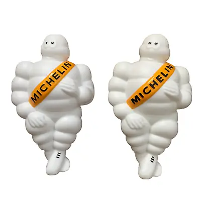 Michelin Doll Bibendum Man 2 X 8  Mascot Advertise Tire With White Light • £49.16