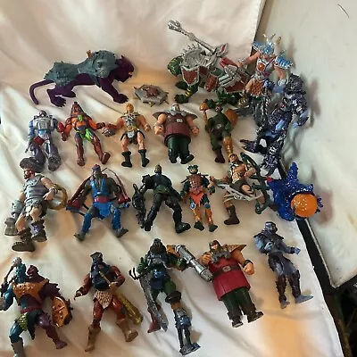 He-Man Masters Of The Universe 200X Action Figure Lot Of 32 W/accessories MOTU • $58