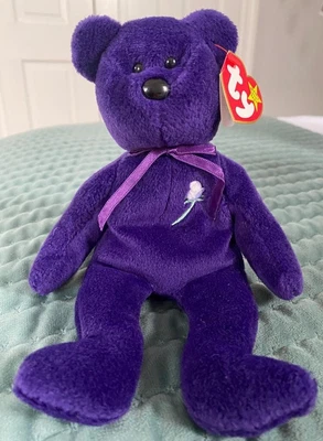 £39.99 • Buy Genuine TY Beanie Baby Princess Diana, Indonesia, PVC, No Space