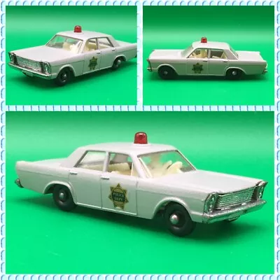 Lesney Matchbox No 55 59 Ford Galaxie Custom Police Sheriff Patrol Car • $13.95