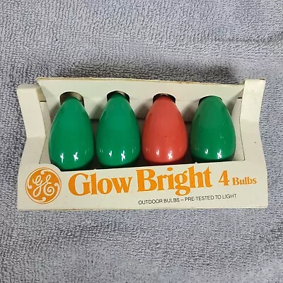 Vintage GE Glow Brite Outdoor Bright C9-CC Replacement Bulbs • $5.95