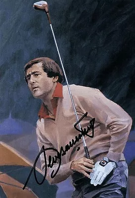 £6 • Buy SEVERIANO 'SEVE' BALLESTEROS Signed Drawing - GOLF Star - Preprint