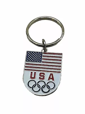 United States Olympics Key Chain Ring Team USA Flag • $9.99