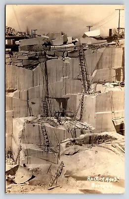 Postcard Barre Vermont  Rock Of Ages RPPC Granite Quarry • $11.01