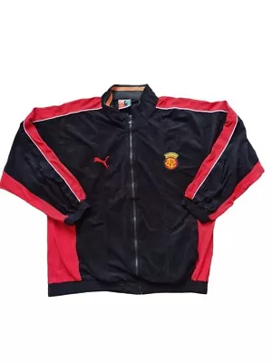 Rare Vintage 90s Catalunya Puma Football Soccer Track Jacket Sz XXL • $191.50