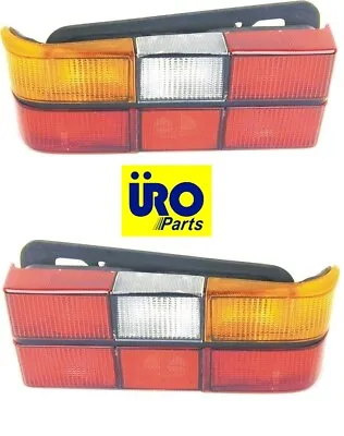 For Volvo 240 244 Pair Set Of Left+Right Tail Light Assemblies W/ Black Trim Uro • $224.22