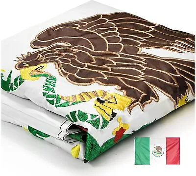 Anley Everstrong Mexico Flag 3x5 Ft - Embroidered Mexican MX National Flag Nylon • $19.95