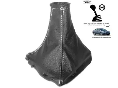 Gear Gaiter For Vauxhall Opel Vectra C 2002-2008 Leather White Stitch • $22.73