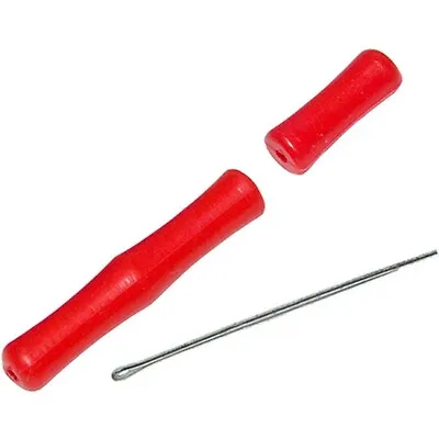 October Mountain Products 13203 Red Snap Shot 2 Pc Archery Finger Savers Fishing • $10.46