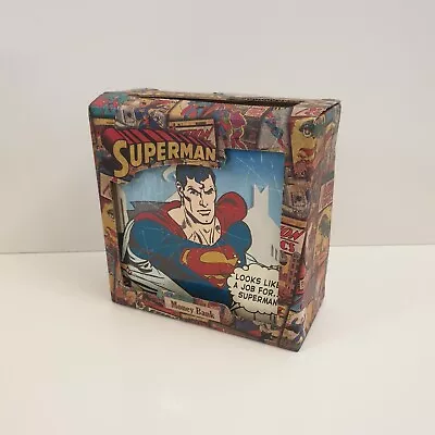 Marvel Comics Comic Superman Strip Money Bank Official BB Designs Money Box • £7.15