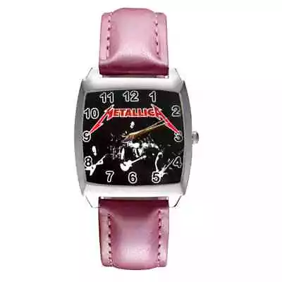 New Metallica Band Man Woman Lady Boy Wrist Watch Pink • $25.19