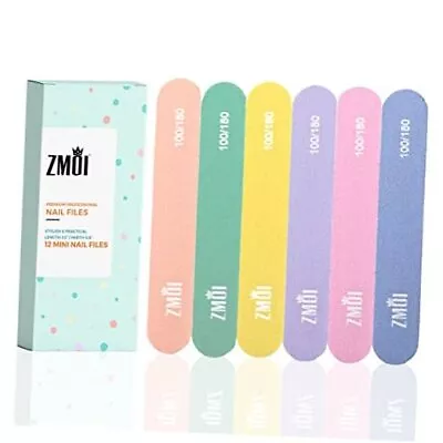 Professional Mini Nail File – 12 Stylish - Practical 12 Count (Pack Of 1) • $13.37