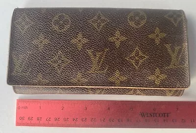 Vintage Louis Vuitton Wallet Zippy Brown Estate Find Nice Collectible Rare • $19.99