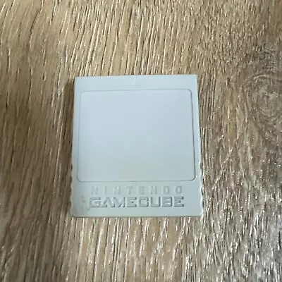 Official Nintendo Gamecube Memory Card  DOL-008 Genuine Grey OEM Tested  • $7.45