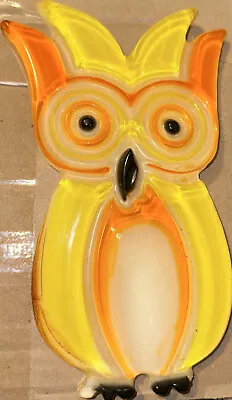 Vintage Mid Century Lucite Owl Spoon Rest MCM Retro Kitchen & Wall Hanger MCM • $26.99