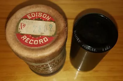 Edison Cylinder Record #2802 Darkies' Jubilee - Piccolo - Frank S  Mazziotta • $12.50