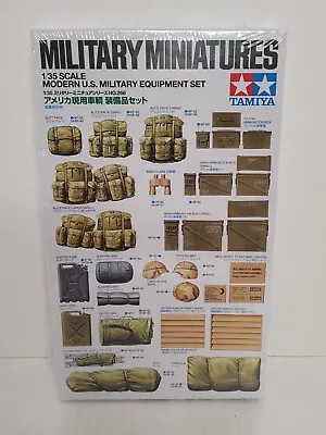 Tamiya 1/35 Modern U.S. Military Equipment Set #35266 Factory Sealed • $14.95