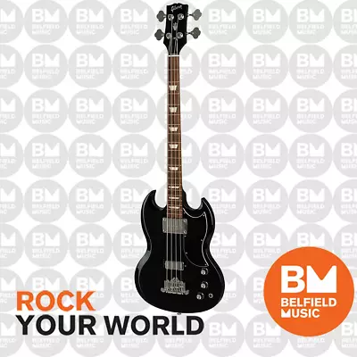 Gibson SG Standard Bass Guitar Ebony - BASG00EBCH1 - Brand New - Belfield Music • $3449