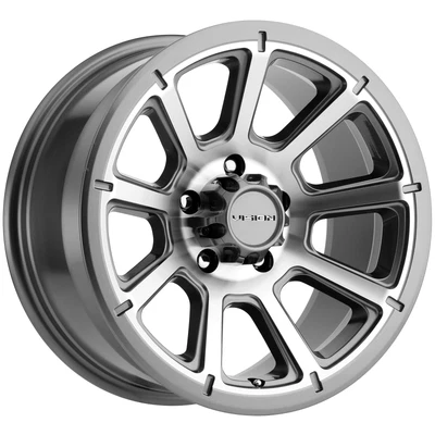 $640 • Buy 4-Vision 353 Turbine 16x8 5x4.5  +0mm Gunmetal Wheels Rims 16  Inch