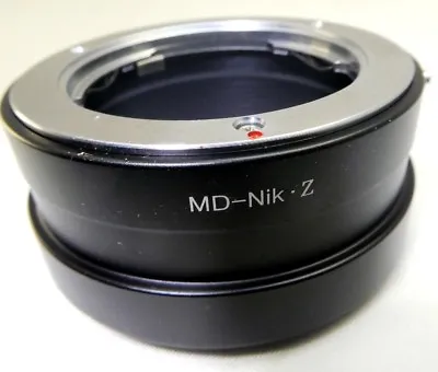 Minolta MD MC SR Lens Mount Adapter To Nikon Z 6 7 Full Frame Mirrorless Camera • $23.59