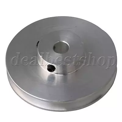 8MM ID Silver Alloy Single Groove 8MM Bore Step Pulley For Round Belts • $11.05