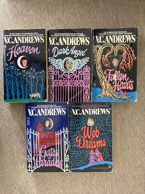 $20 • Buy Lot Of 5 V.C Andrews Casteel Series COMPLETE Heaven Angel Hearts Web Paradise