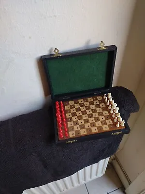 £19.97 • Buy Vintage John Jaques Travel Chess Set .