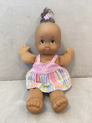 Vintage 1989 Magic Nursery Doll Dark Skin And Hair Green Eyes  • $15.99